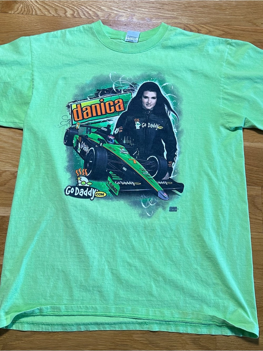 Vintage Danica Patric go daddy shirt